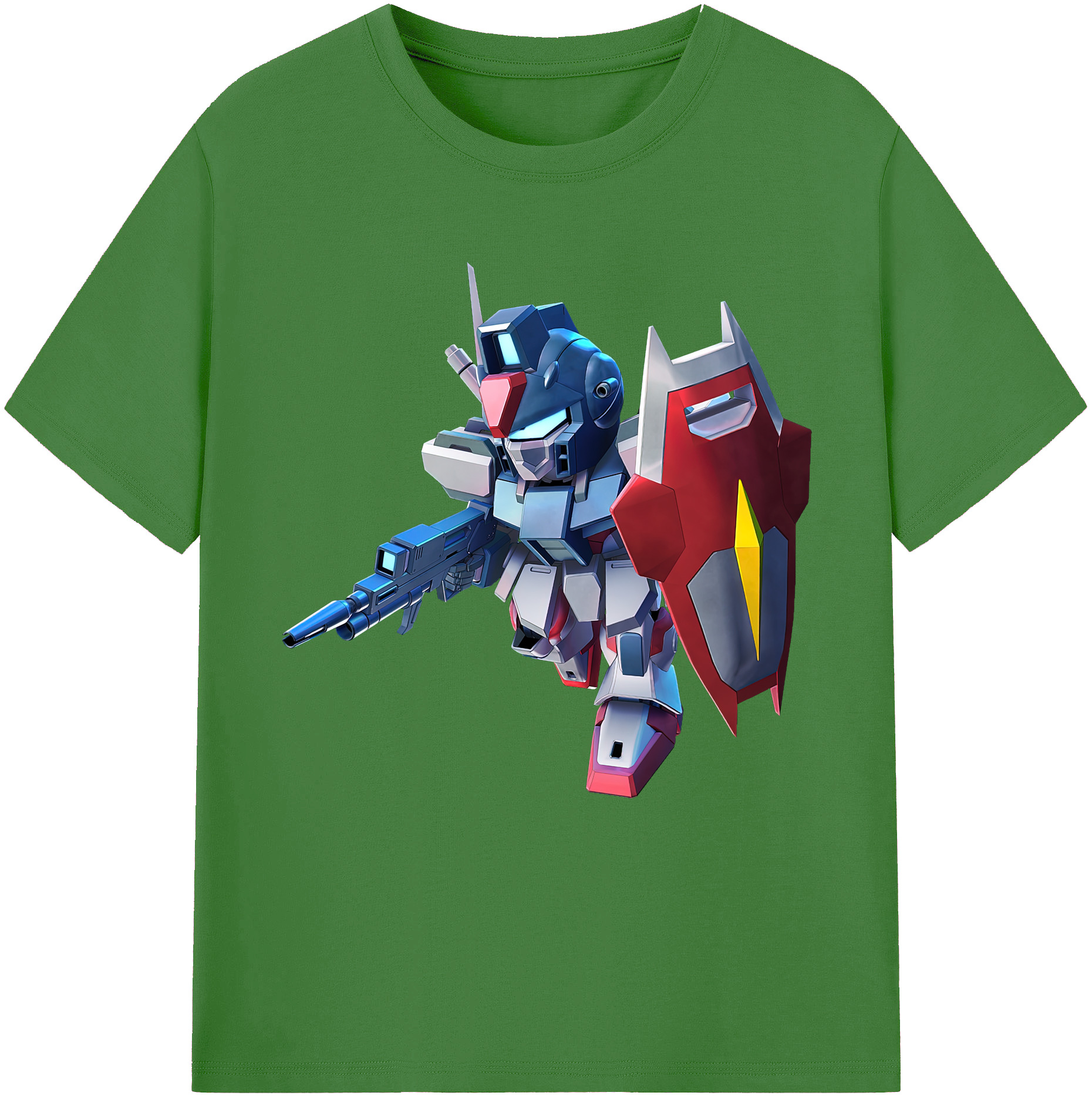 （画像用） 機動戦士ガンダム Mobile Suit Gundam レディースカジュアルプリントTシャツ（綿100％）
